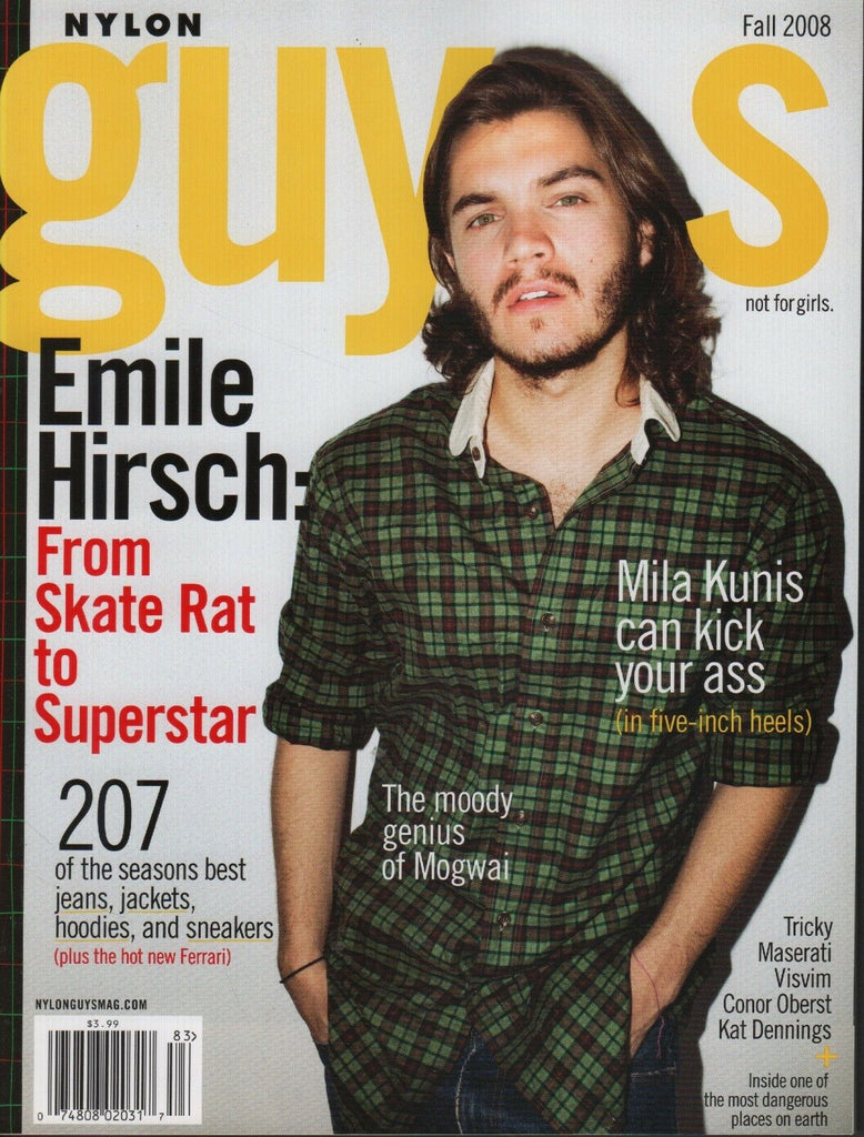 Nylon Guys Fall 2008 Emile Hirsch Mila Kunis Kat Dennings 060118DBF