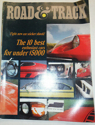 Road & Track Magazine 10 Best Enthusiast Cars July 1983 032515R