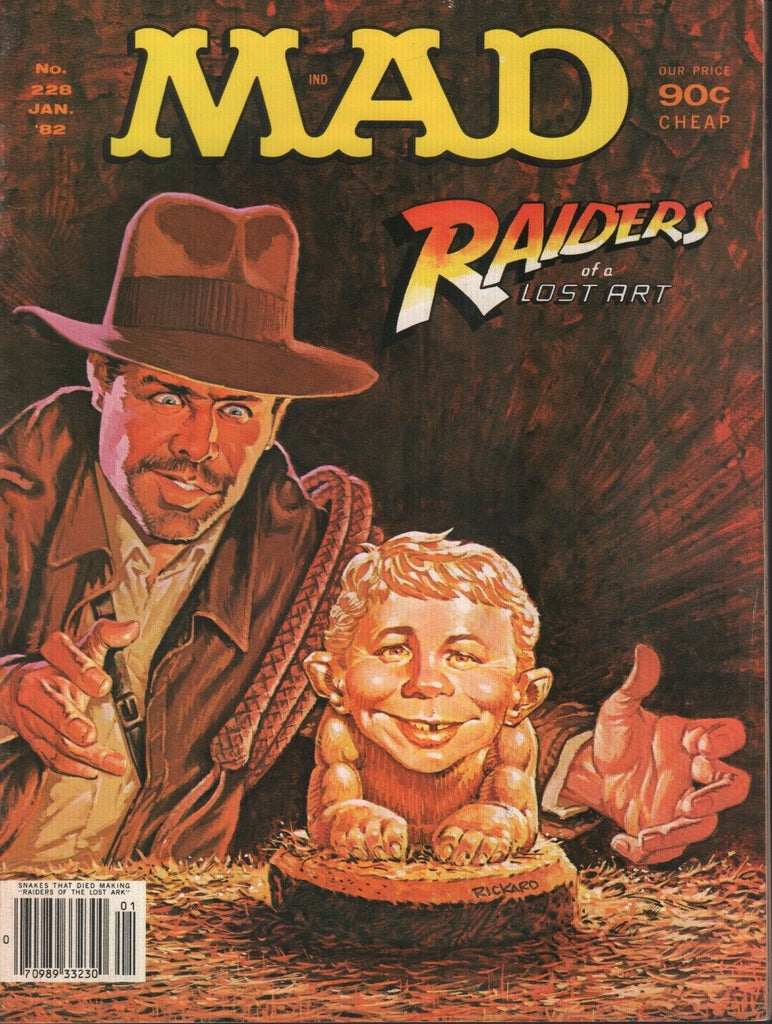 Mad Magazine #228 1982 Raiders of the Lost Art 010919AME
