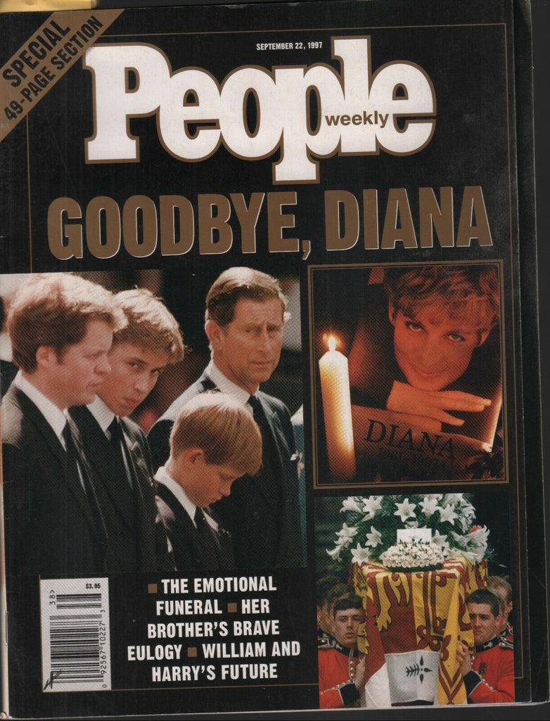 People Weekly Stepmber 22 1997 Goodbye Princess Diana 092118AME2