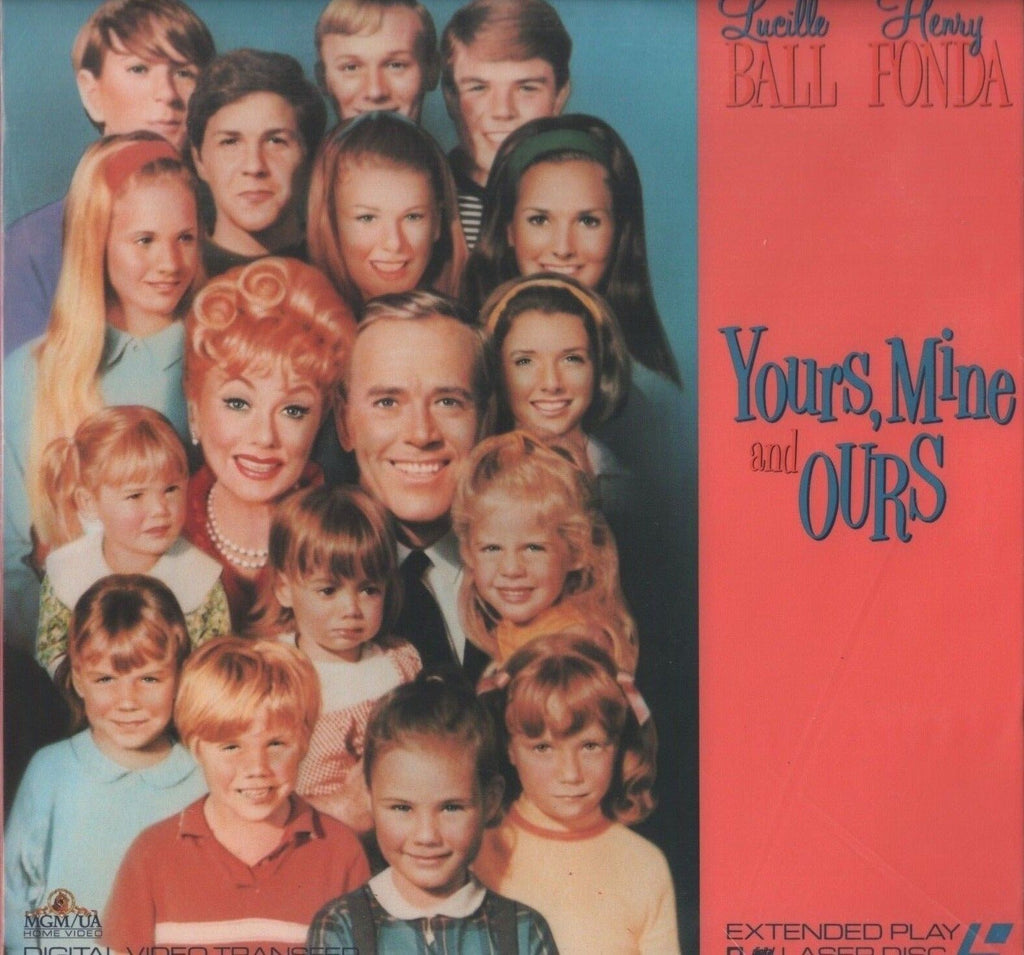 Yours Mine And ours MGM UA ML101702 CX Digital Sound Laserdisc 083018LD