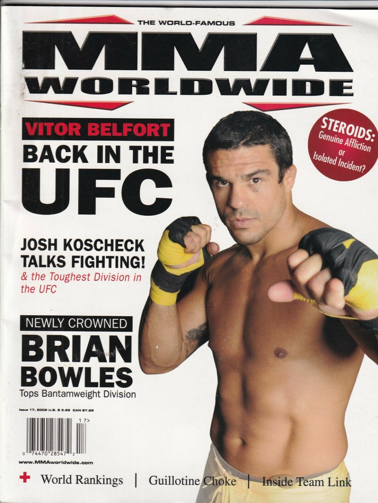 MMA Worldwide Mag Vitor Belfort Brian Bowles 2009 081319nonr