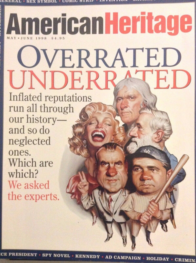 American Heritage Magazine Babe Ruth Marilyn Monroe May/June 1998 121917nonrh