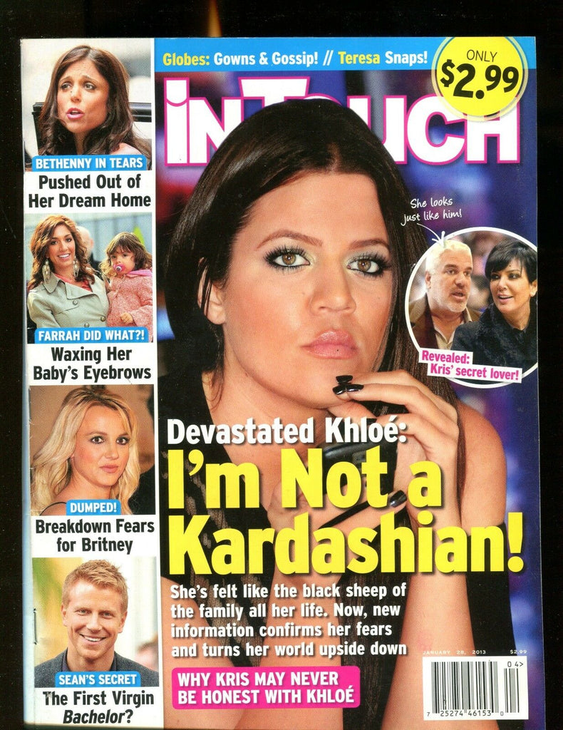 In Touch Magazine January 28 2013 Khloe Kardashian EX No ML 122216jhe