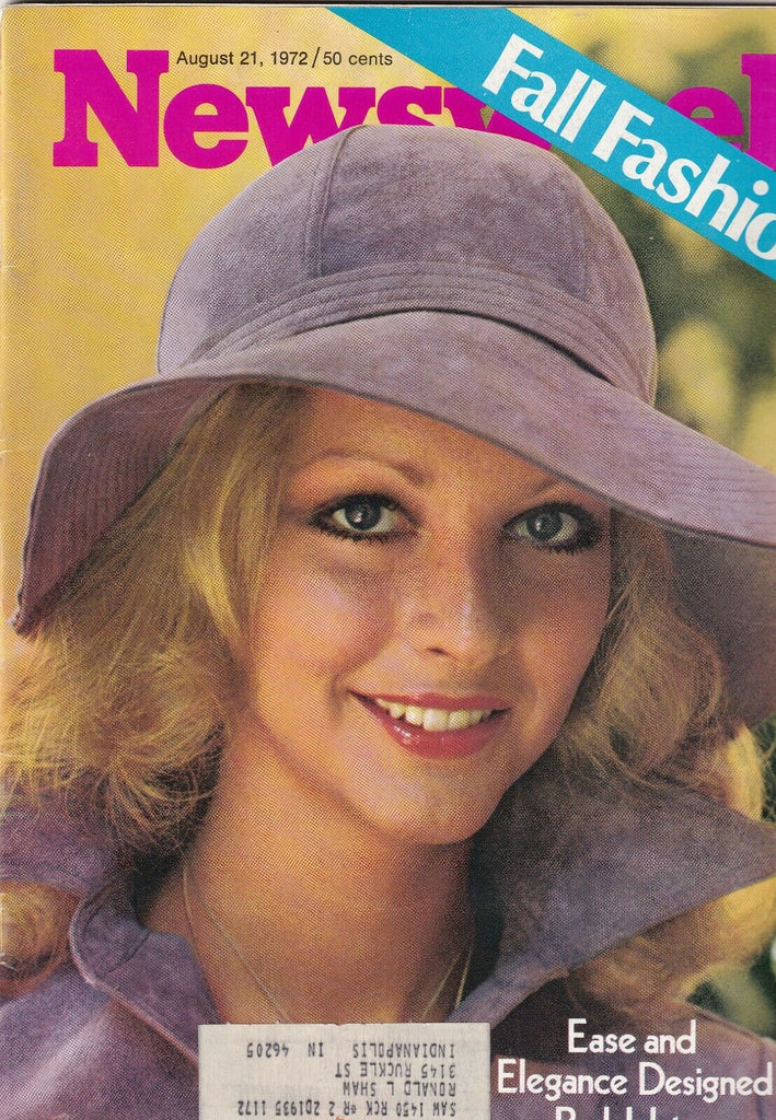 Newsweek Magazine Ease And Elegance Designed August 21, 1972 062819nonr