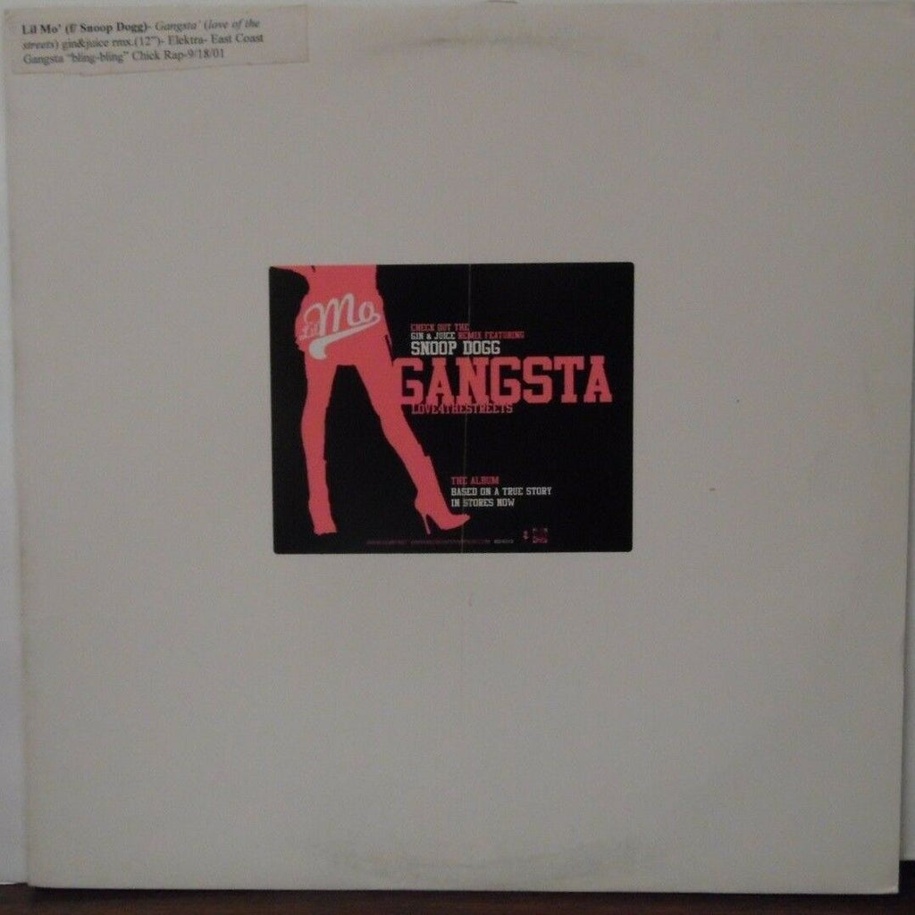 Lil' Mo Gangsta Love 4 the Streets 12" single VInyl 092318LLE