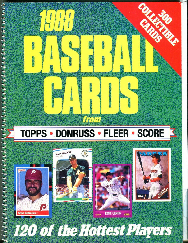 1988 Baseball Cards Book Topps Donruss Fleer Score EX 032017nonjhe