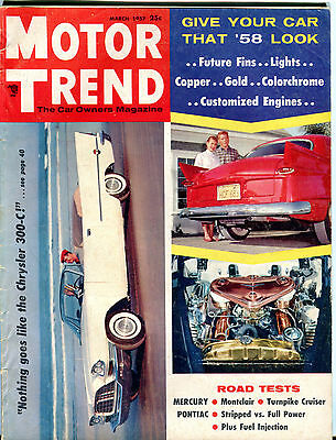 Motor Trend Magazine March 1957 Chrysler 300-C Road Tests VGEX 041216jhe