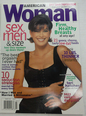 American Woman Magazine Teri Hatcher March 1997 NO ML 060515R