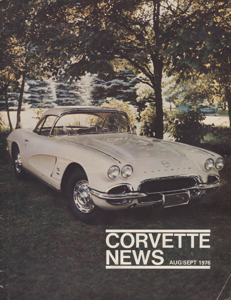 Corvette News August September 1976 Ed Wagner JR Starr Hammen 041320DBE