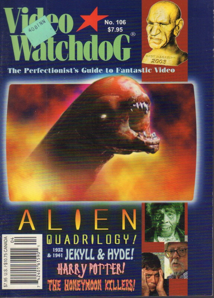 Video Watchdog no.106 Alien Harry Potter 021318DBE