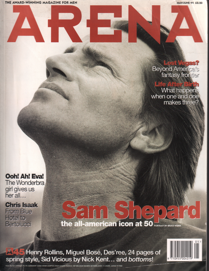Arena Magazine #45 May/June 1994 Sam Shepard Chris Isaak Henry Rollins 071720AME