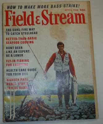 Field & Stream Magazine Hunt Deer & Seafood Cooking April 1968 012915R
