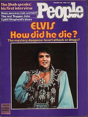 People Weekly January 28 1980 Elvis Presley, Cybill Shepherd VG 012916DBE