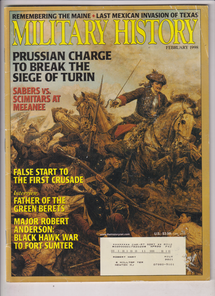 Military History Mag Prussian Charge To Break The Siege February 1998 121719nonr