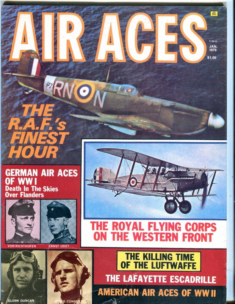 Air Aces Magazine January 1976 Royal Air Force Ernst Udet 071117nonjhe
