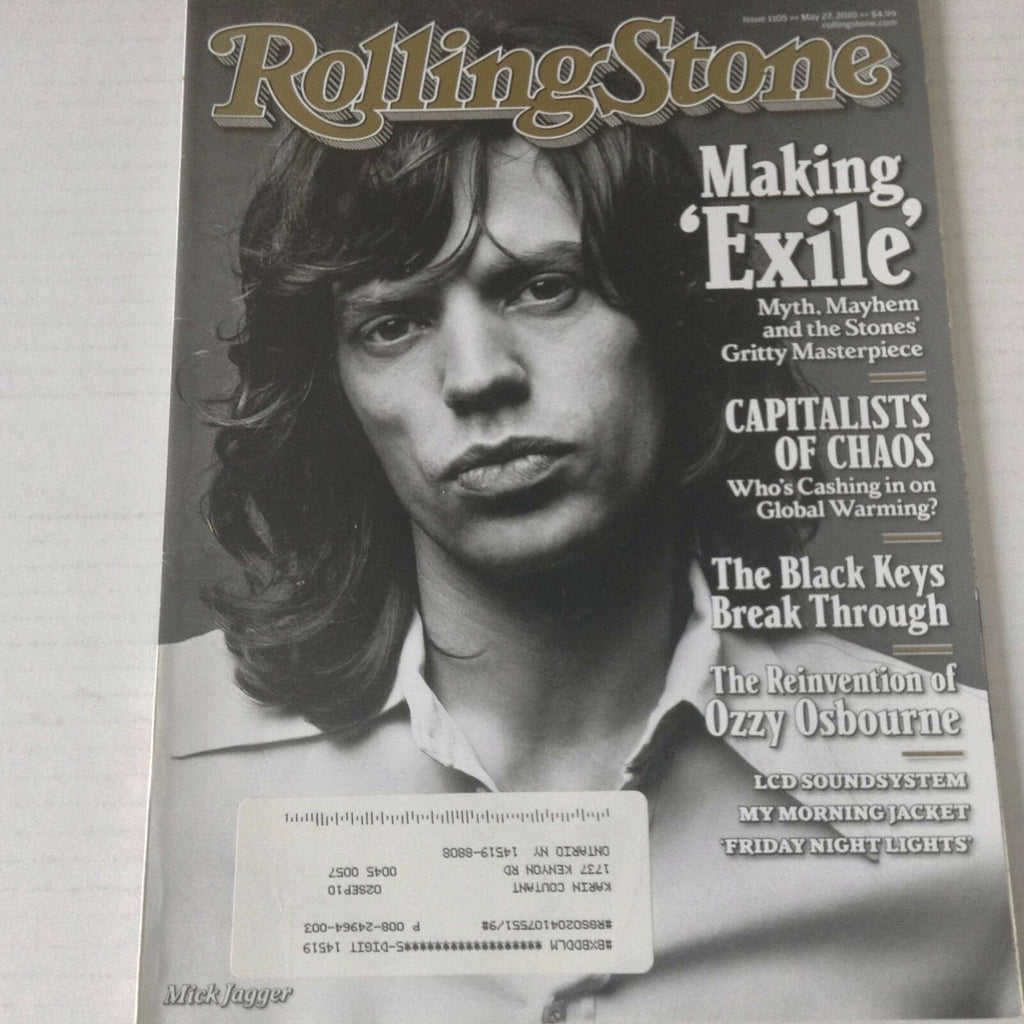 Rolling Stone Magazine Keith Richards Making Exile May 27, 2010 051717nonrh