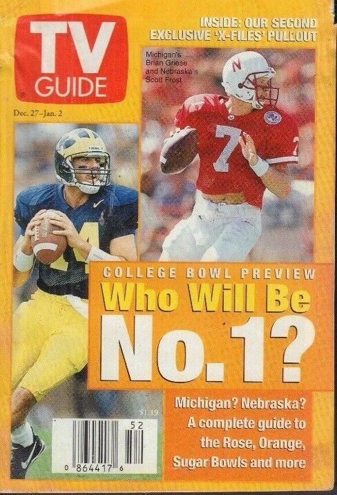Tv Guide Magazine College Bowl Preview December/January 1998 022718nonr