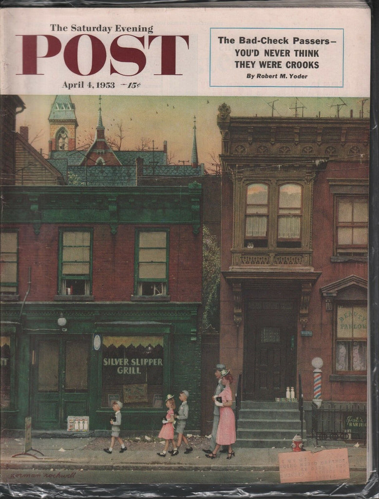 Saturday Evening Post April 4 1953 Norman Rockwell Robert M Yoder 062618DBE