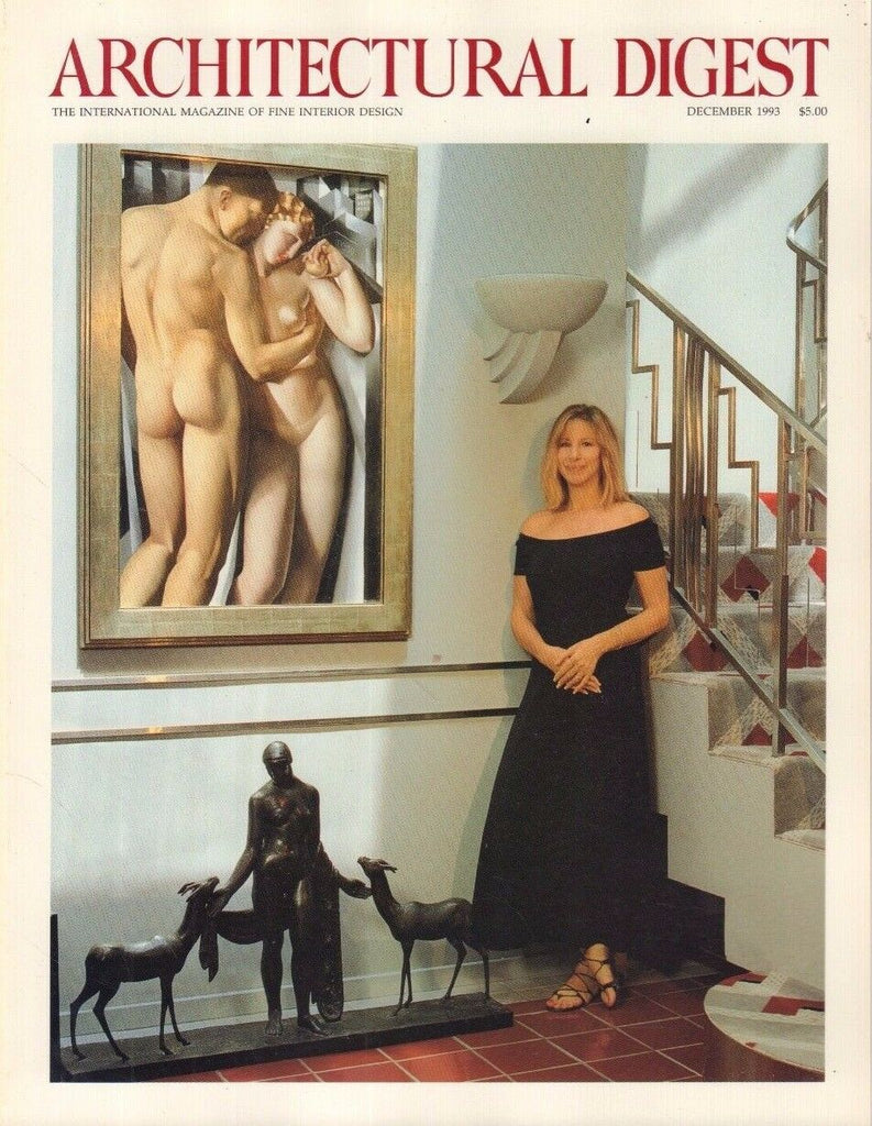 Architectural Digest December 1993 Barbra Streisand 021417DBE