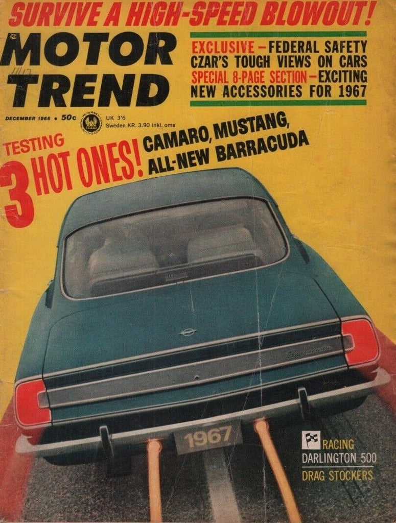 Motor Trend December 1966 Robert J Gottleib Bob Myers 090418DBE4