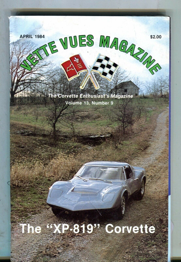 Vette Vues Magazine April 1984 Corvette XP-819 EX No ML 053117nonjhe