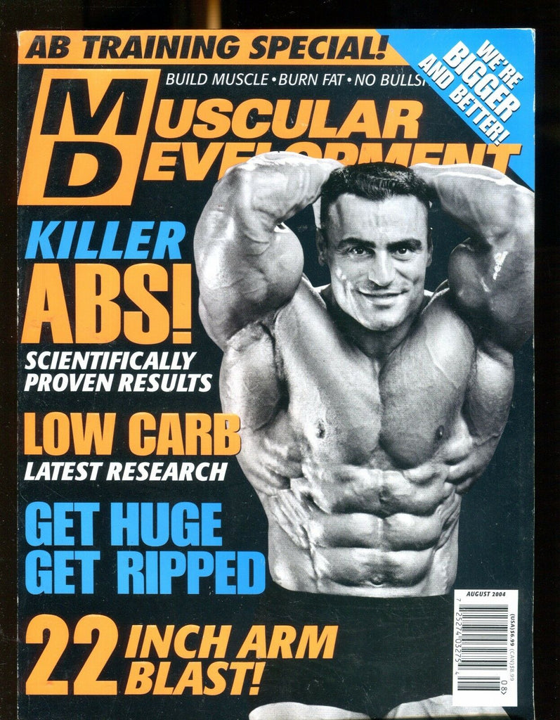 Muscular Development Magazine August 2004 EX No ML 021317jhe