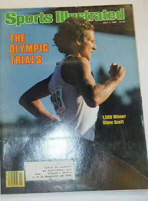 Sports Illustrated Magazine Steve Scott The Olympic Trials July 1980 121014R2