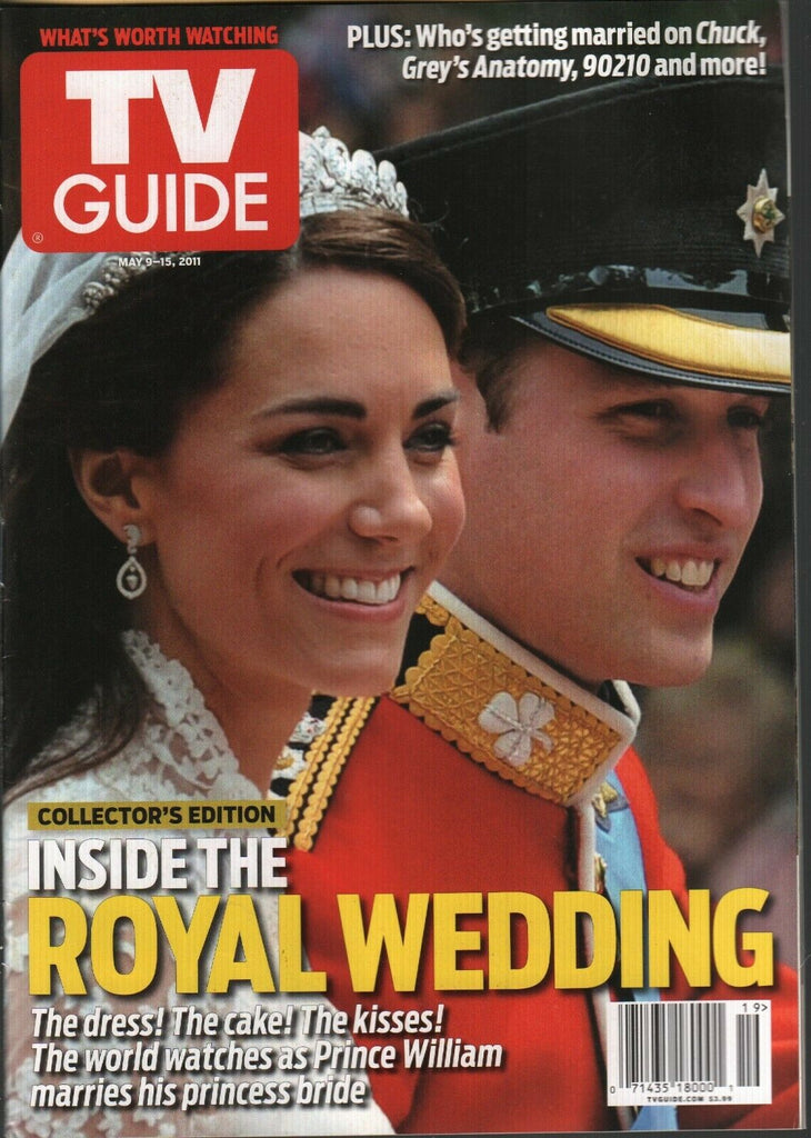 TV Guide Magazine May 9-15 2011 Prince William Kate Middleton 022120AME
