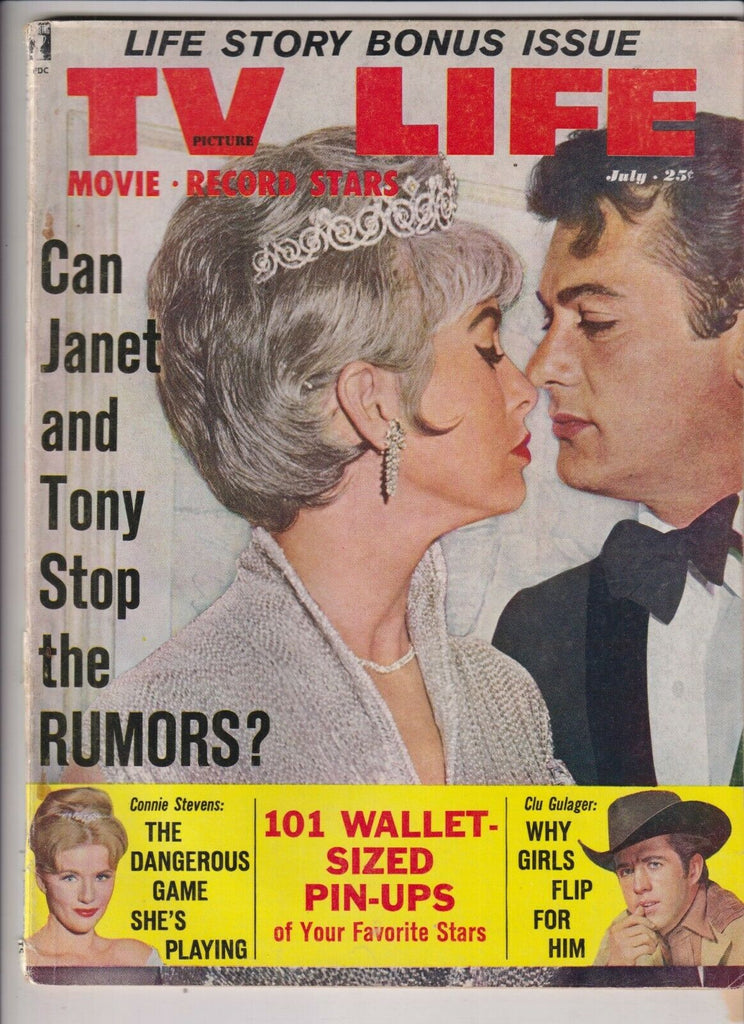 TV Life Mag Janet Leigh Tony Curtis Connie Stevens July 1961 111219nonr2