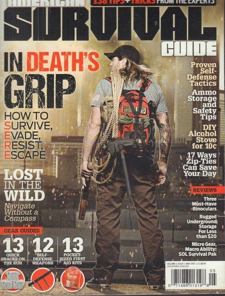 American Survival Guide Magazine In Death's Grip May 2015 010818nonr