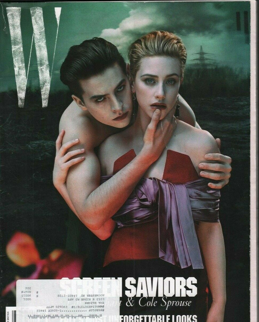 W Magazine Vol.4 2019 Screen Saviors Lili Reinhart Cole Sprouse w/ML 020320DBE