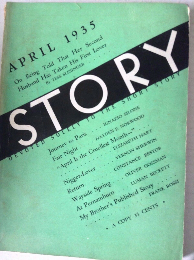 Story Magazine Journey To Paris April 1935 090417nonrh