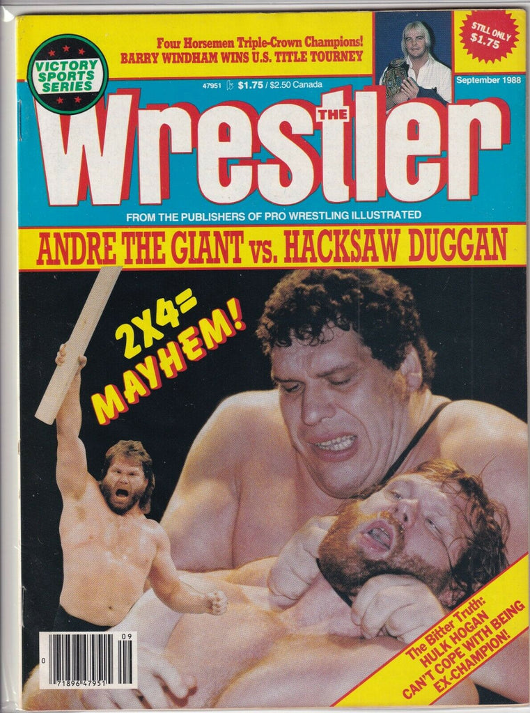 The Wrestler Magazine Andre The Giant Hacksaw Duggan September 1988 060319nonr
