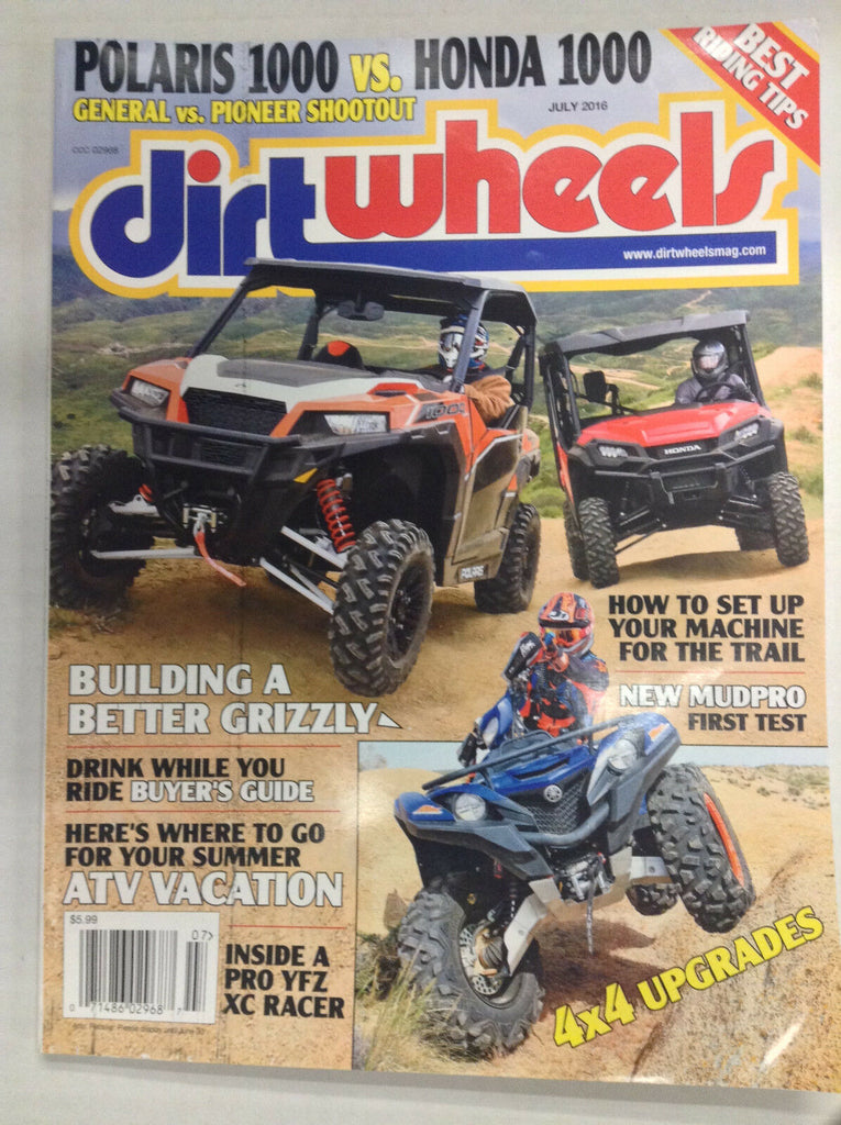 Dirt Wheels Magazine Building A Better Grizzly YFZ XC Racer July 2016 032717nonR
