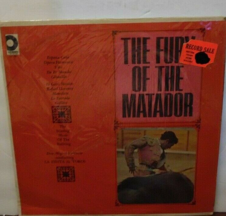 Fury of he Matador Don Miguel Valencia & his Orch. vinyl DLP-246 041419LLE