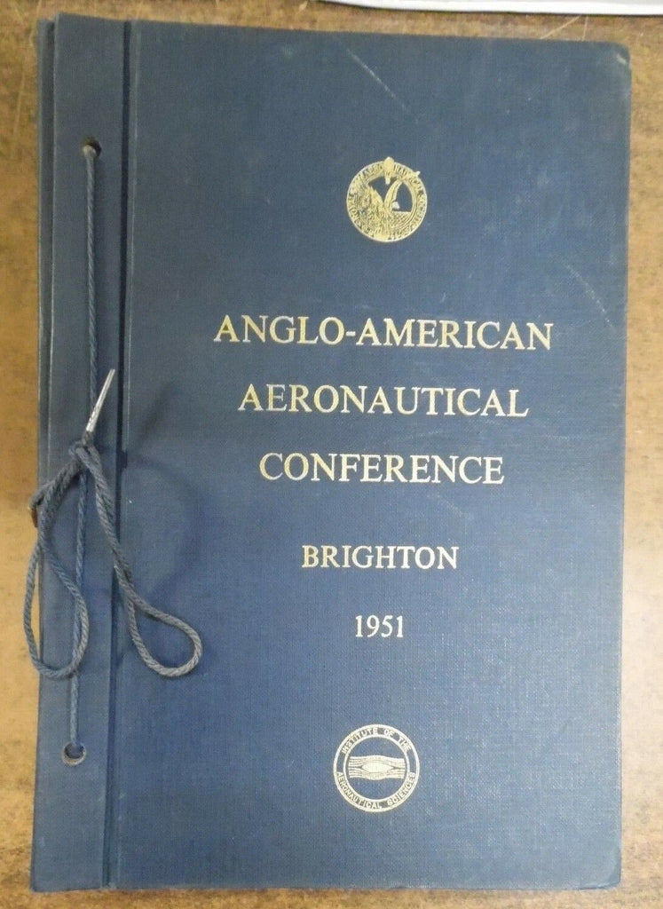 3rd Ann Aeronautical Conference Brighton 1951 1.5" Ex-FAA Library 030918DBE2