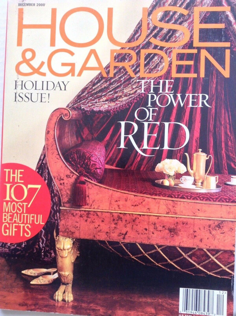 House & Garden Magazine The Power Of Red December 2000 091417nonrh2