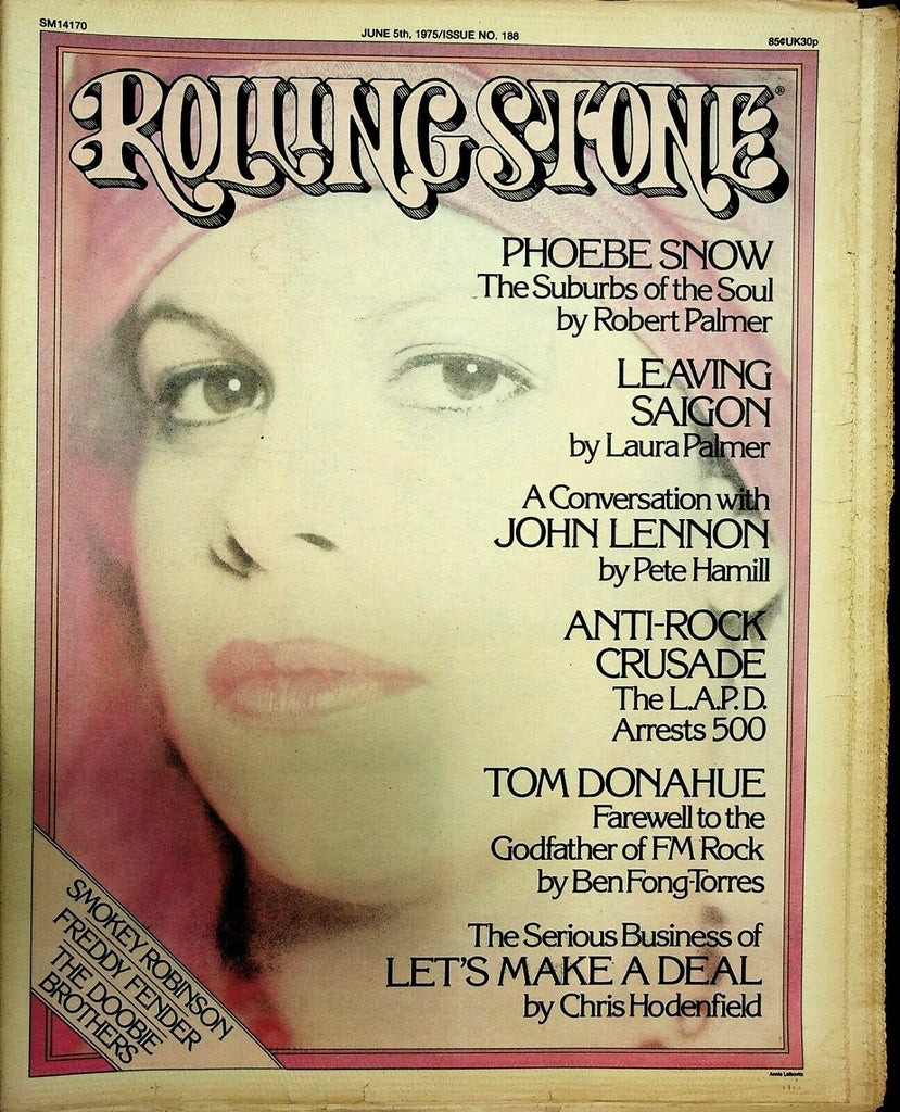 Rolling Stone June 5 1975 Phoebe Snow John Lennon Tom Donahue 072820ame