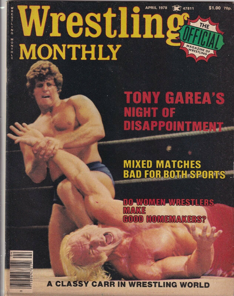 Wrestling Monthly Magazine Tony Garea April 1978 061819nonr