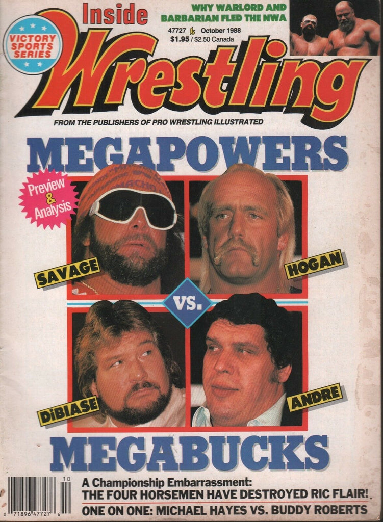 Inside Wrestling October 1988 Randy Savage Hulk Hogan Andre the Giant 111418AME