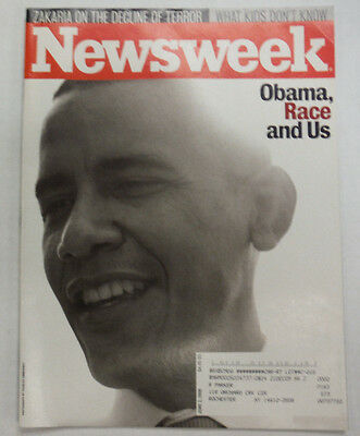 Newsweek Magazine Barack Obama Race And Us June 2008 052615R2