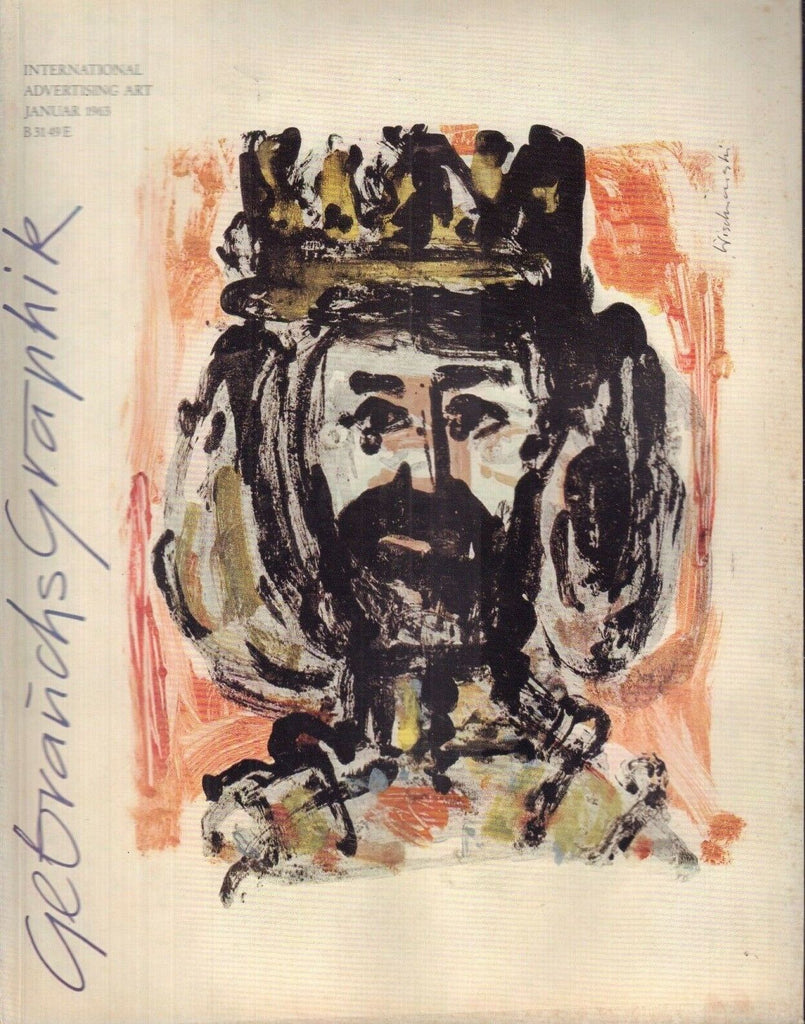Gebrauchsgraphik German Art Magazine Advertising Art January 1963 032118nonr