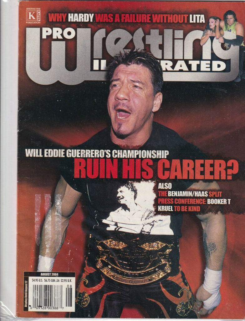 Pro Wrestling Illustrated Eddie Guerrero Matt Hardy August 2004 060519nonr