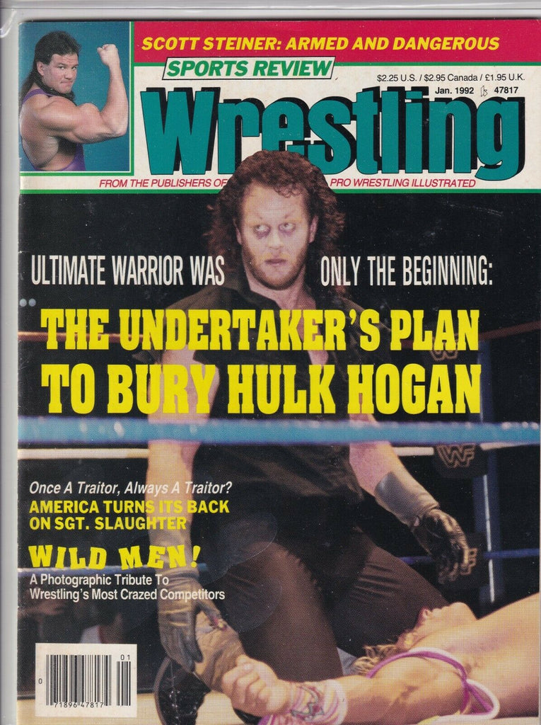 Sports Review Wrestling Ultimate Warrior Undertaker January 1992 060519nonr