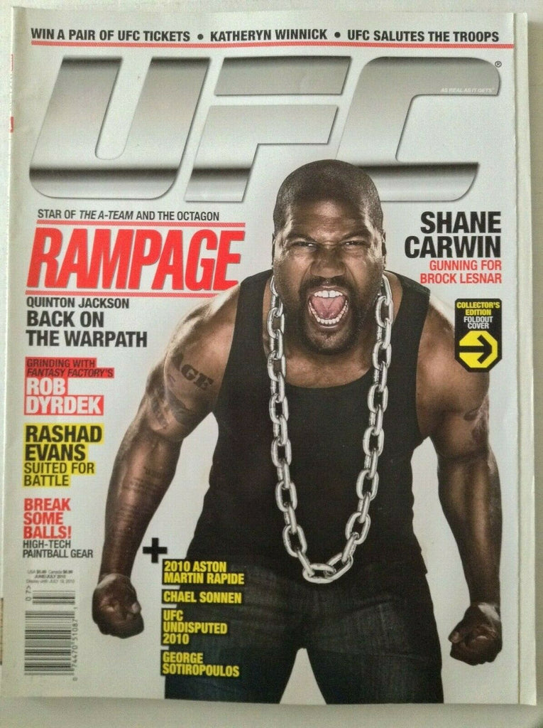 UFC Magazine Shane Carwin Quinton Jackson June/July 2010 031819nonrh
