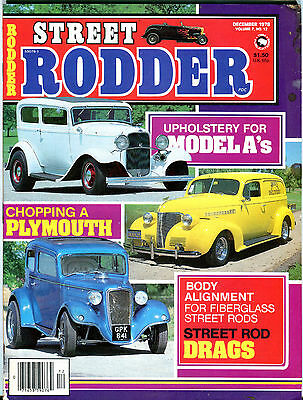 Street Rodder Magazine December 1978 Upholstery for Model A's EX 020816jhe