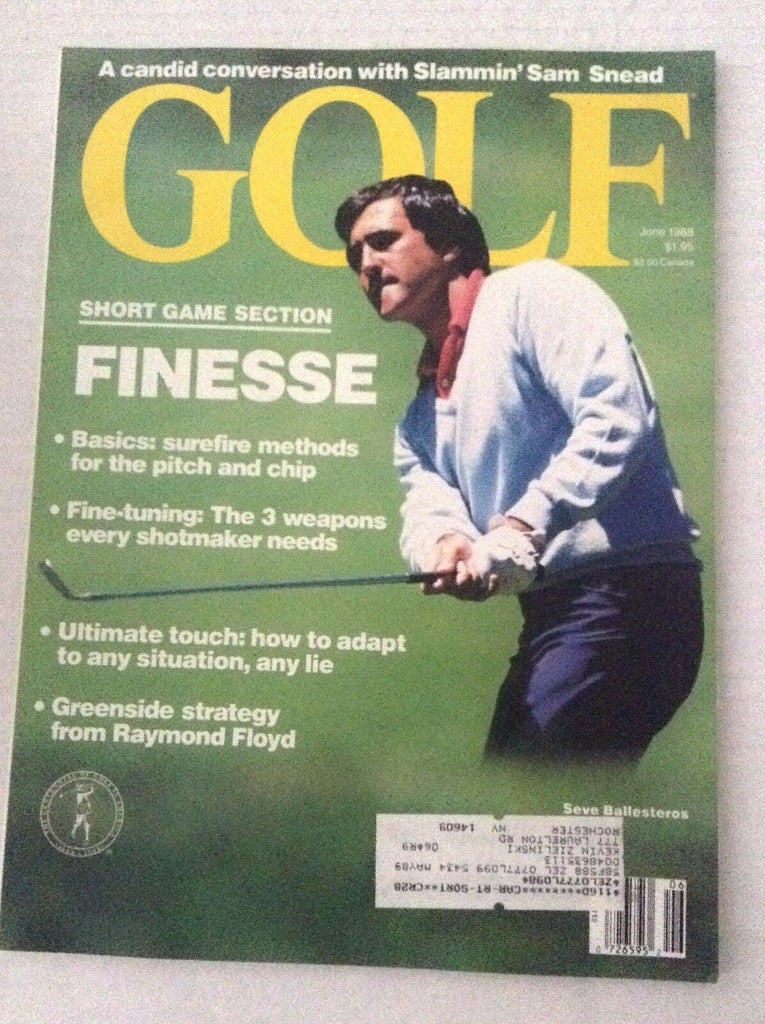 Golf Magazine Seve Ballesteros June 1988 020717RH