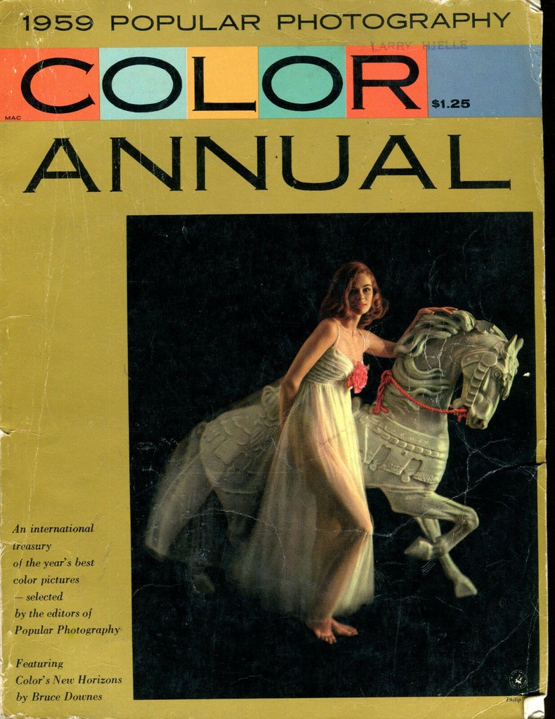 Popular Photography Magazine Color Annual 1959 GD No ML 121016jhe