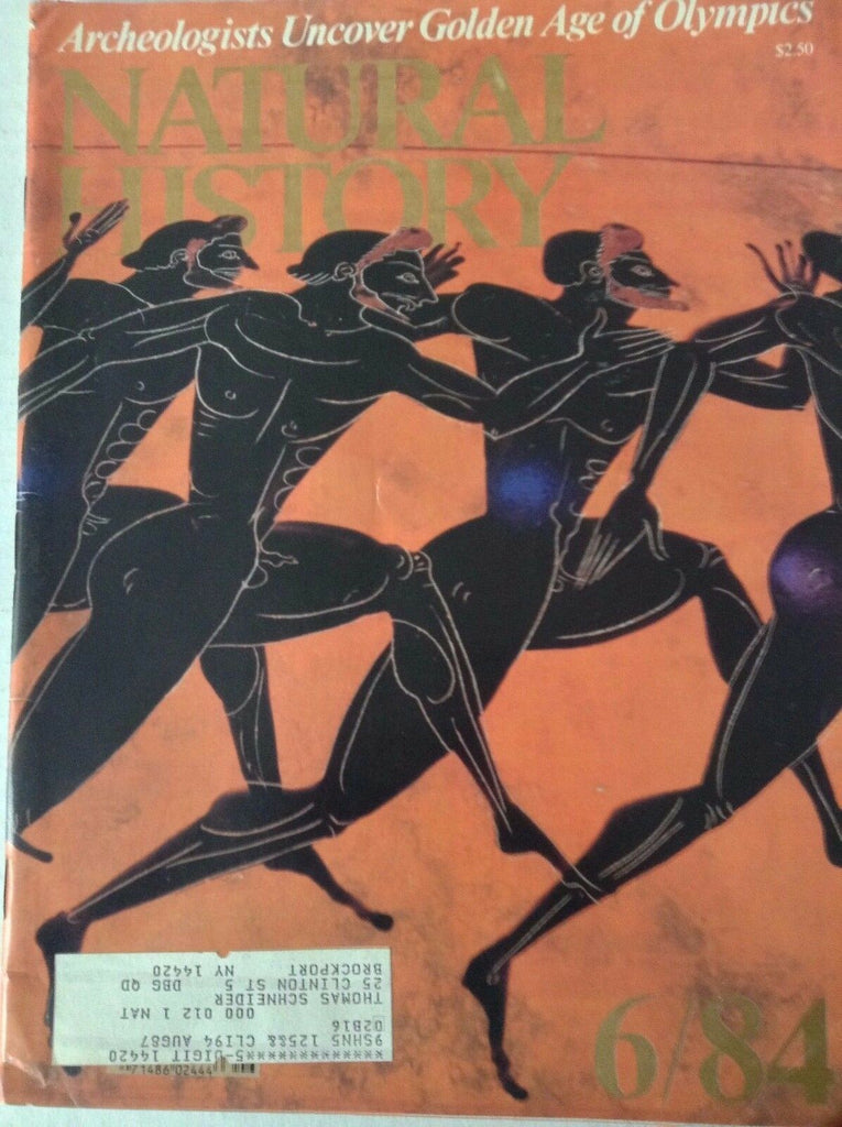 Natural History Magazine Uncover Golden Age Of Olympics June 1984 081117nonrh